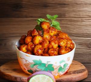 Dry Masala Chana Sabji With 4 Fulke