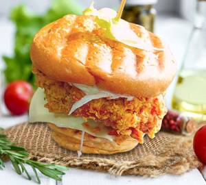 Zinger fried chicken burger