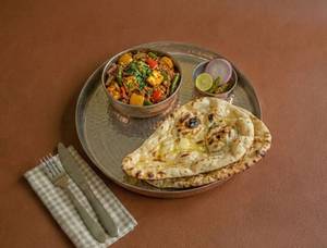 Kadai Paneer + Butter Naan