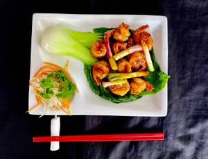 Honey Sesame Prawns