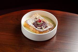 Raspberry Pistachio French Toast
