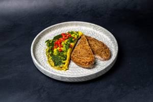 Pesto & Roasted Tomato Omelette