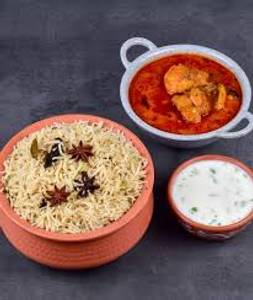 Chicken curry & biryani combo