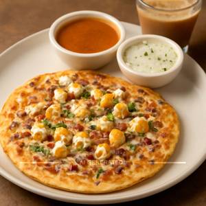 Onion Paneer Uttapam