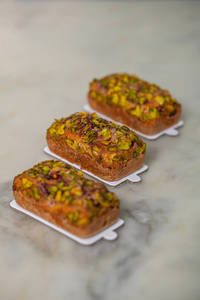 Eggless Raspberry Pistachio Cake Loaf 80gms