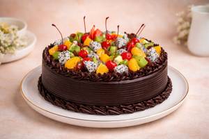 Chocolate Fresh Fruit Cake