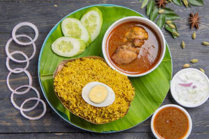 Biriyani Rice + 2 Pcs Chicken Curry