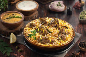 Andhra Chicken Fry Biryani (spicy) IN BOX