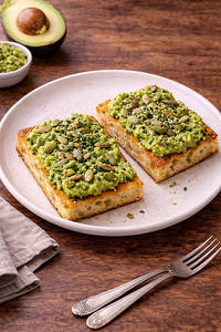 Focaccia Avocado Toast