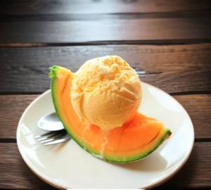 Muskmelon Natural Ice Cream
