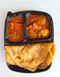 Paneer Govindi With 2 Plain Paratha And Salad
