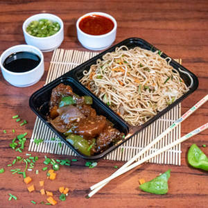 Vegetable Manchurian Combo
