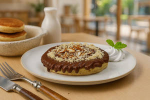 Almond Chocolate Pancake