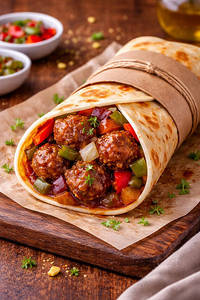 Manchurian Kathi Rolls