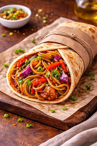 Chowmein Kathi Roll