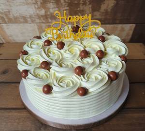 Birthday Flowers Chocolate Truffle Cake