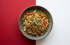 Veg Pan Fried Noodles