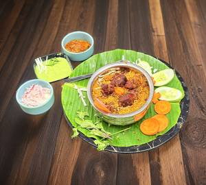 Mutton biryani (Jeeragasamba)
