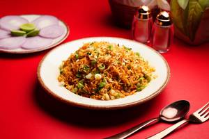 Veg. Chilli Burnt Garlic Fried Rice