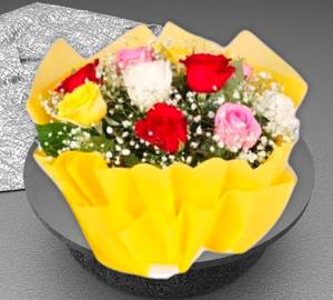 10 Mix Gerbera Bunch