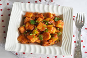 Cottage Cheese Schezwan Style