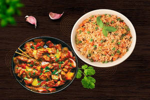 Chicken Fried Rice with Chicken Chilly Boneless Combo