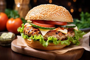 Grilled Chicken Burger