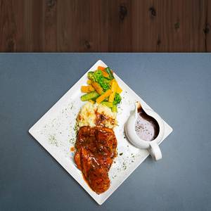 Grilled Chicken Steak Pepper Sauce