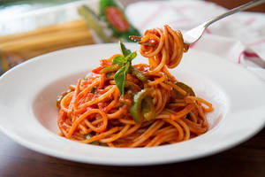 Veg Arrabiata Spaghetti