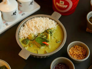 Veg Thai Green Curry Meal