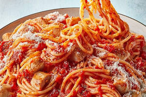 Chicken Arrabiata Spaghetti