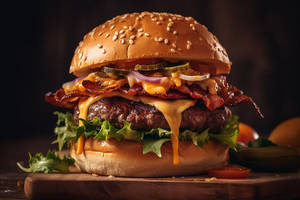 Crispy Fried Chicken Burger