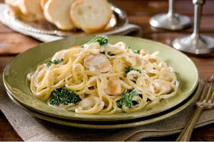 Veg Alfredo Spaghetti