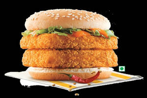 Paneer Double Decker Burger