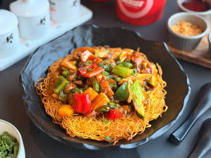 Veg Pan Fried Noodles