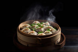 Chicken Steam Momos 6 Pcs
