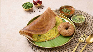 Masala Dosa Vada Combo