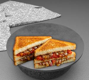 Triple Layered Veg Masala Sandwich