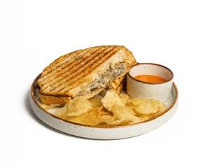 Creamy Mushroom Grilled Sandwich