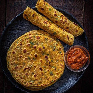Methi Paratha.