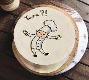 Chef Birthday Mango Bento Cake