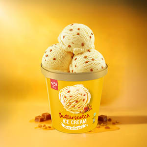 Kwality Wall's Butterscotch Ice Cream Tub 700ml