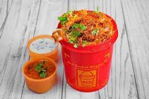 Chicken biryani plate [2 pieces]