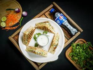 Double Decker Club Sandwich + Pepsi Bottle [250Ml]