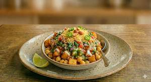 Aloo chana chat
