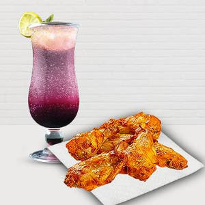 Peri Peri Chicken Wings 5pc + Spicy Guava Refreshing Drink