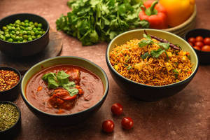 Mexican Rice With Jacket Potato