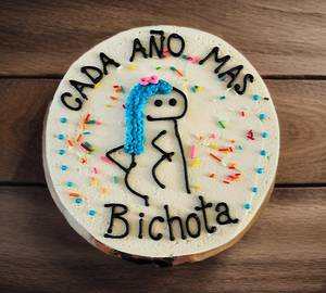 Colour full Vanilla cartoon cake