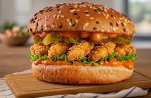 Hi Fry Chicken Crunchy Burger