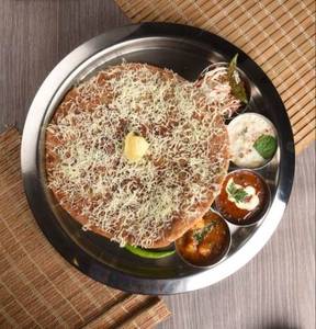Cheesy Cheese Parantha Thali